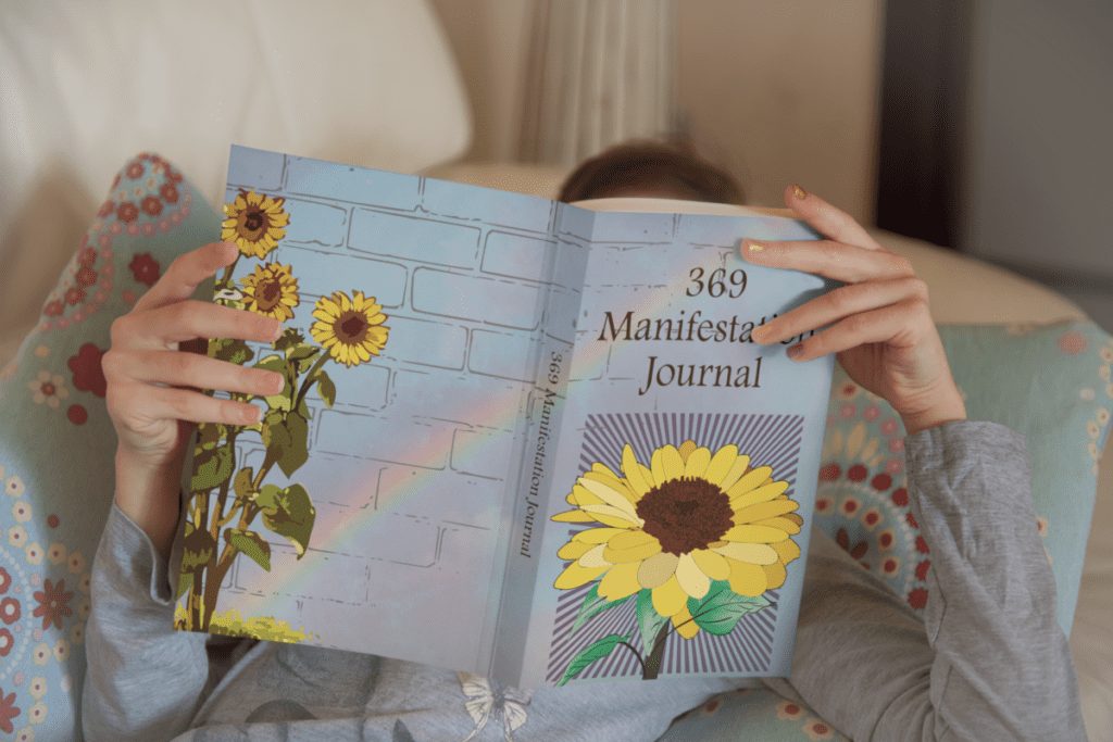 3-6-9 Manifestation Journal With Sunflower