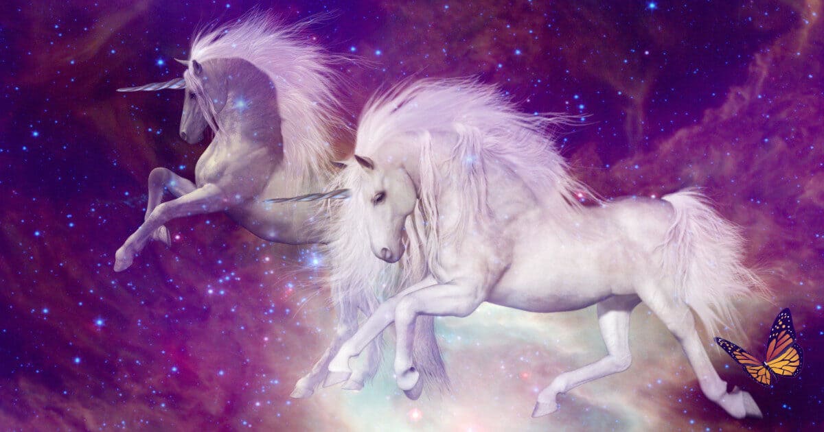 spiritual meaning of a Unicorn in a dream or meditation featured image