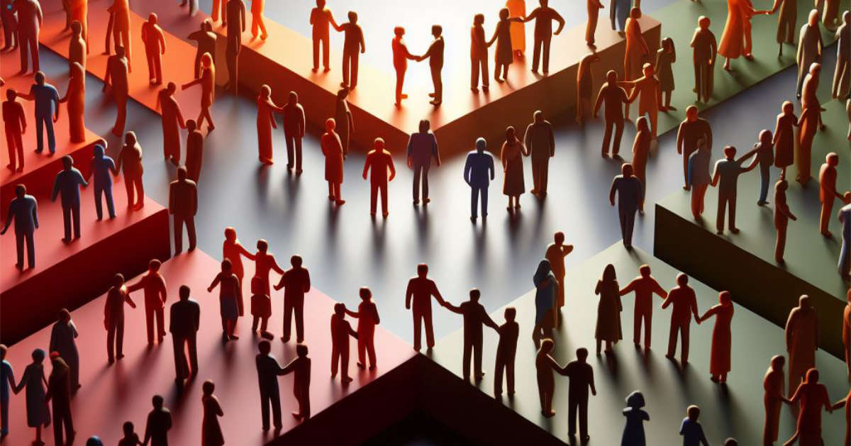 spirit guides interact to create community